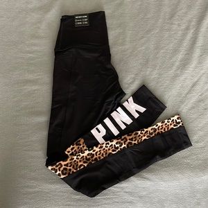 VS Pink Cheetah Leggings